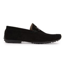 Mocassin velour noirsa-178 t41/46 Homme PIERRE CARDIN
