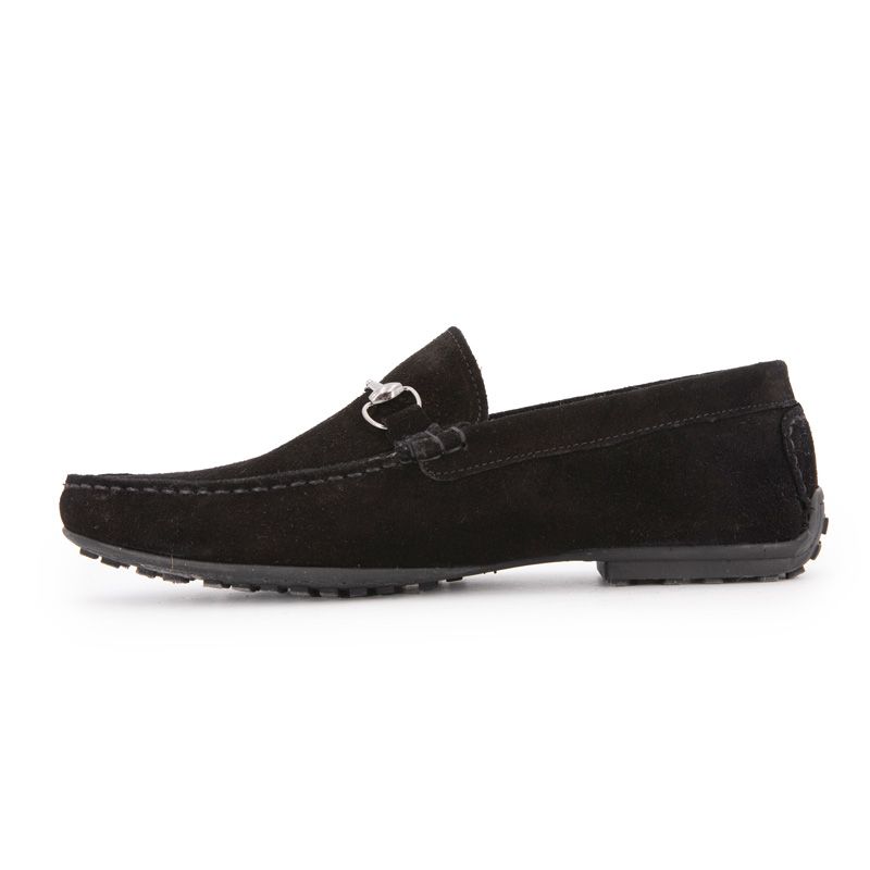 Mocassin velour noirsa-178 t41/46 Homme PIERRE CARDIN