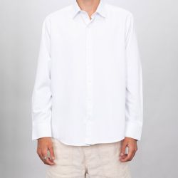 Chemise unie coton bordeaux poly bill00 Homme BILL TORNADE