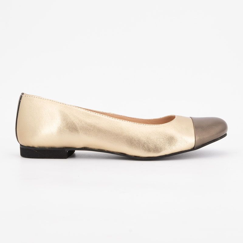 Ballerine nappa bronze/nappa platine f 510 t36/41 Femme XAVIER DANAUD