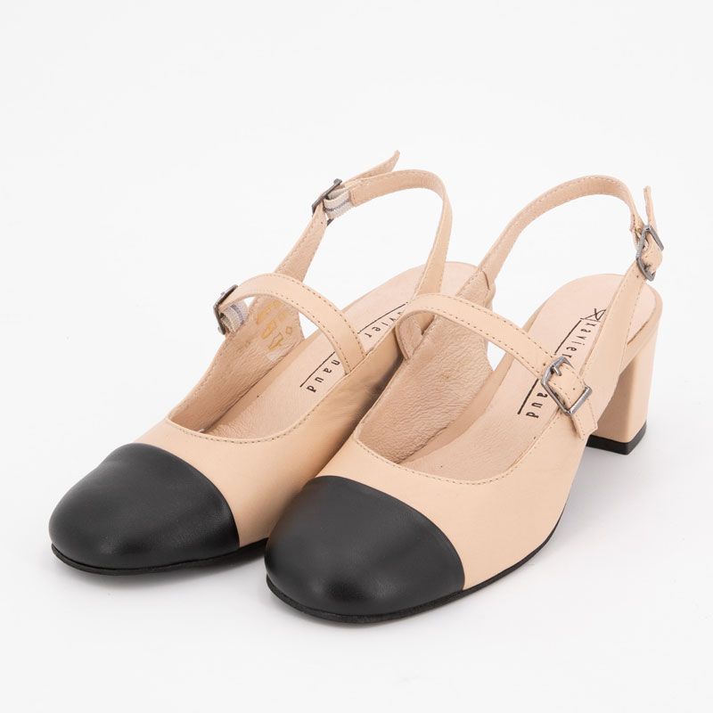 Escarpin nappa platine/nappa beige f 512 t36/41 Femme XAVIER DANAUD Escarpin nappa platine/nappa beige f 512 t36/41 Femme XAVIER DANAUD