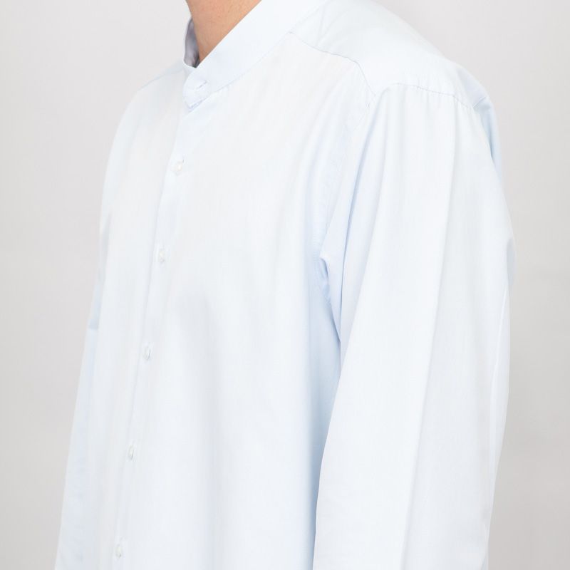 Chemise blanche uni col mao bill200 Homme BILL TORNADE