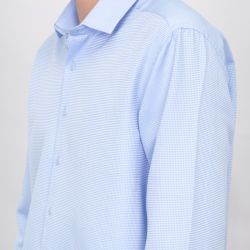 Chemise bleu fantasie c40 coton poly fanatisie bill00 Homme BILL TORNADE