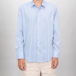 Chemise bleu ciel c54 coton poly fanatisie bill00 Homme BILL TORNADE