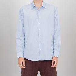 Chemise bleu vichie c45 coton poly fanatisie bill00 Homme BILL TORNADE