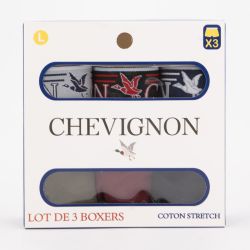Lot de 3 boxers ayden Homme CHEVIGNON Lot de 3 boxers ayden Homme CHEVIGNON