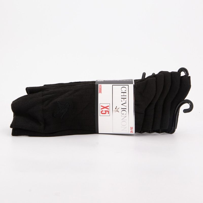 Lot de 5 paires de chaussettes chemsy Homme CHEVIGNON