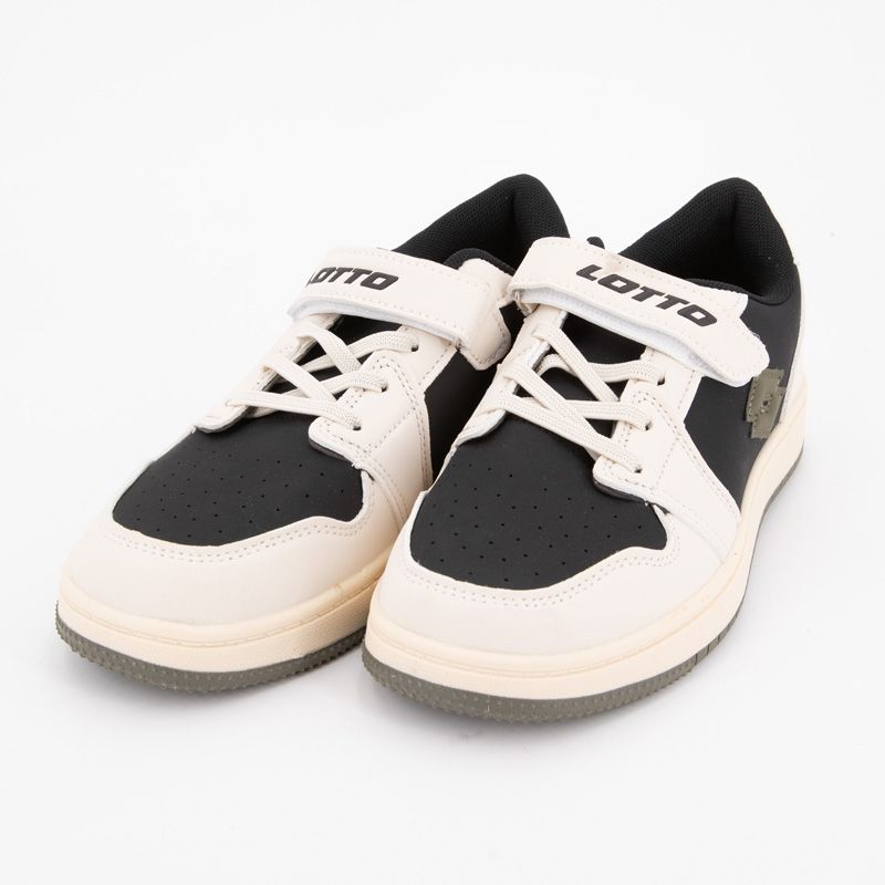 Basket black/beige/kaki taranto t28/37 Enfant LOTTO