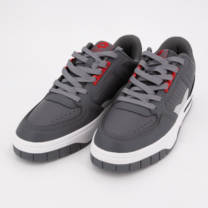 Basket dark grey/red fifty1 t40/45 Homme LOTTO
