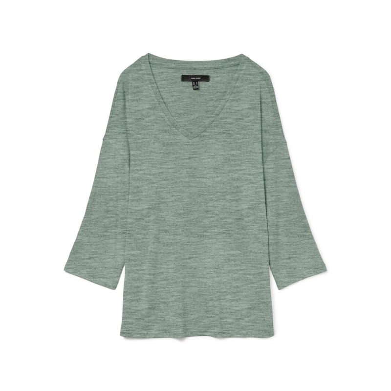 Pull 3/4 vmbrianna eucalyptus 10248738 4358 Femme VERO MODA