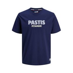 Tee shirt joramalfi blue jasper 12283941 4358 Homme JACK & JONES