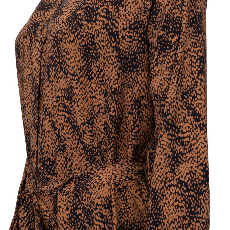 Jupe yelena imprimée fleur noir et rouge Femme DEELUXE 74