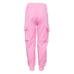 ENSEMBLE JOGGING FILLE GRIS ROSE HIVERCL194 4/14 ANS