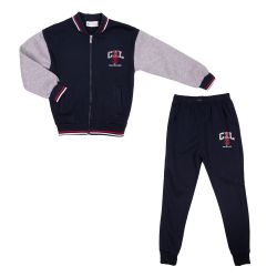 Ensemble jogging garcon gris et bleu marine hivere65 4/14 ans Garçon CXL BY CHRISTIAN LACROIX