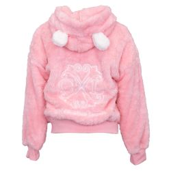 Veste polaire fille gris rose blanc hiverz105 4/14 ans Fille CXL BY CHRISTIAN LACROIX