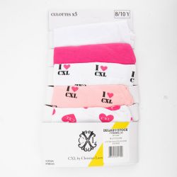 Lot de culotte x5 sf08 4/14 ans Enfant CXL BY CHRISTIAN LACROIX