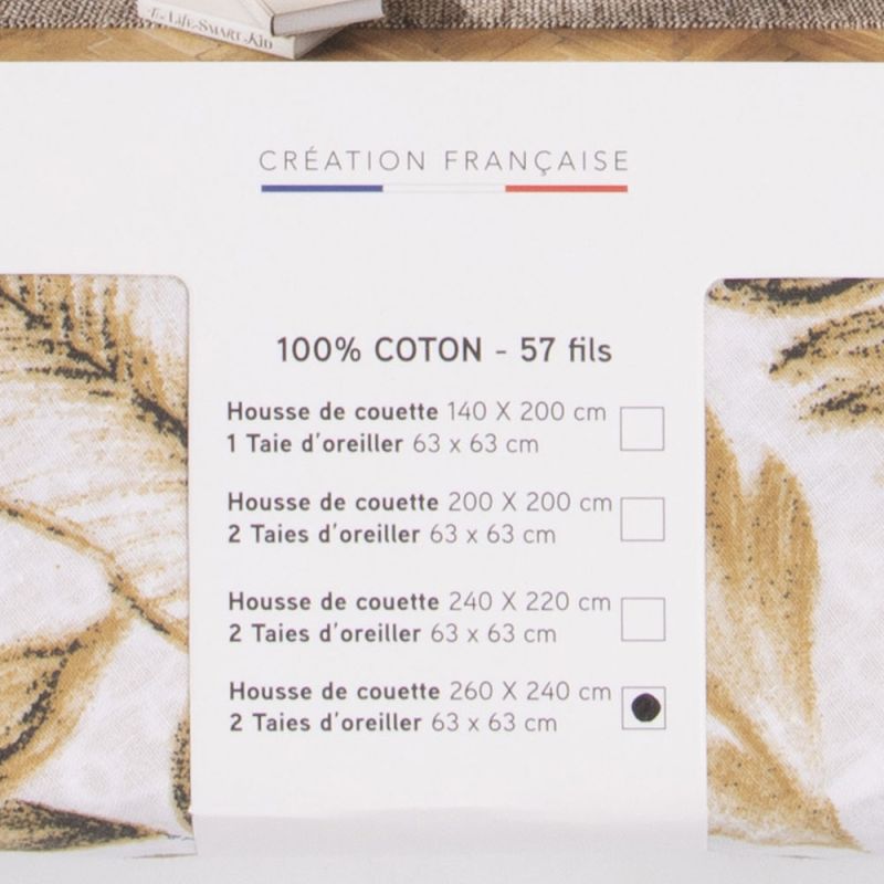 Parure de lit bay 240x260 Mixte PASSION D ELLY