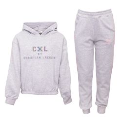Ensemble jogging fille rose gris hiver cl168 4/14 ans Fille CXL BY CHRISTIAN LACROIX