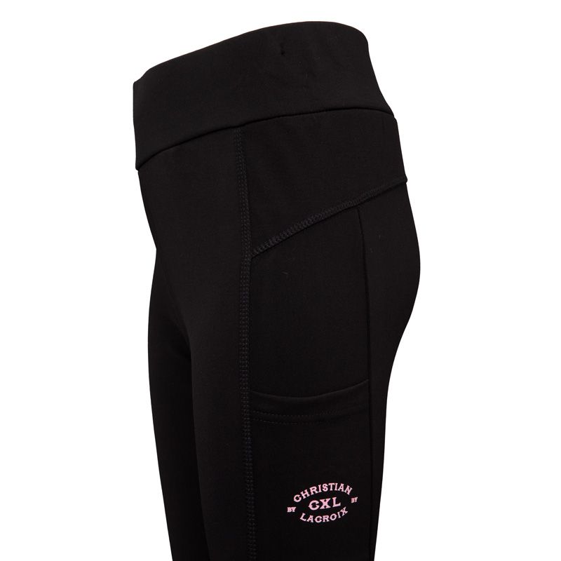 Pantalon legging sport fille gris noir rose perm cl188 4/12 ans Enfant CXL BY CHRISTIAN LACROIX