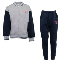 Ensemble jogging garcongris et bleu marine hiver e66 4/14 ans Garçon CXL BY CHRISTIAN LACROIX