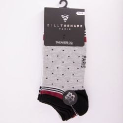 Chaussettes x3 bill tornade 36/42 fantaisie 11088 Femme BILL TORNADE