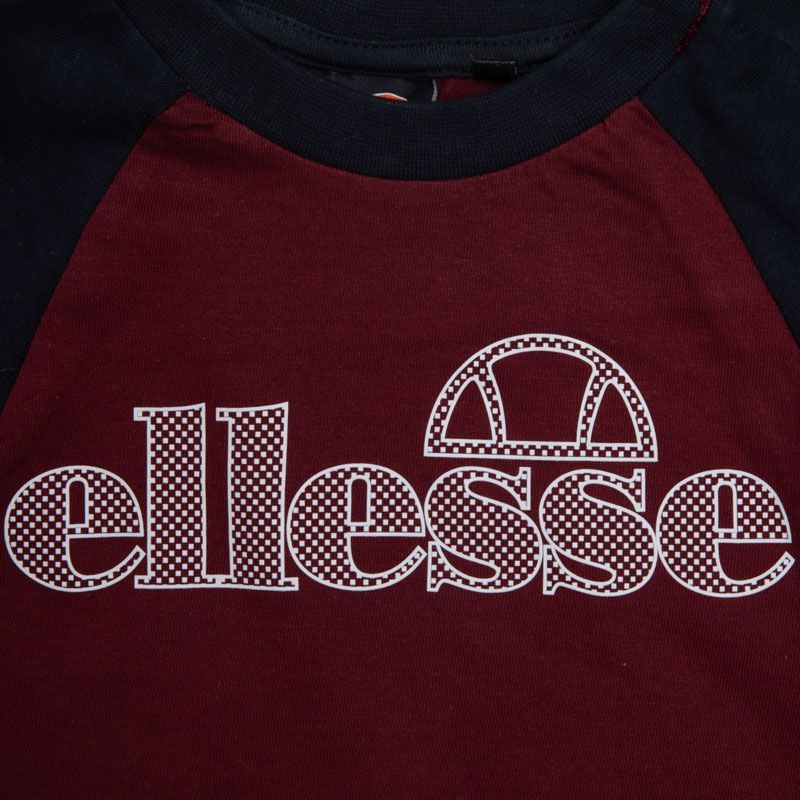 Ensemble blanc noir 2 tee shirts et pantalon de jogging Enfant ELLESSE