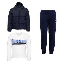 Ensemble 3 pcs garcon marine noir hiverz230 4/14 ans Garçon CXL BY CHRISTIAN LACROIX