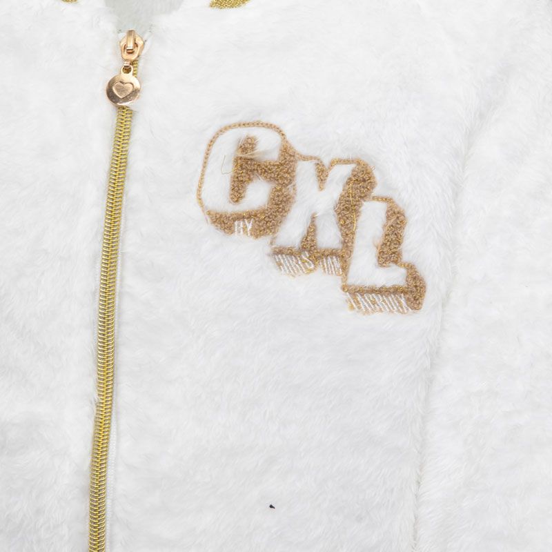 Veste polaire fille rose blanc hiver cl161 4/14 ans Fille CXL BY CHRISTIAN LACROIX