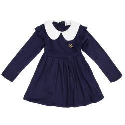 Robe fille marine rose permcl128 4/14 ans Enfant CXL BY CHRISTIAN LACROIX