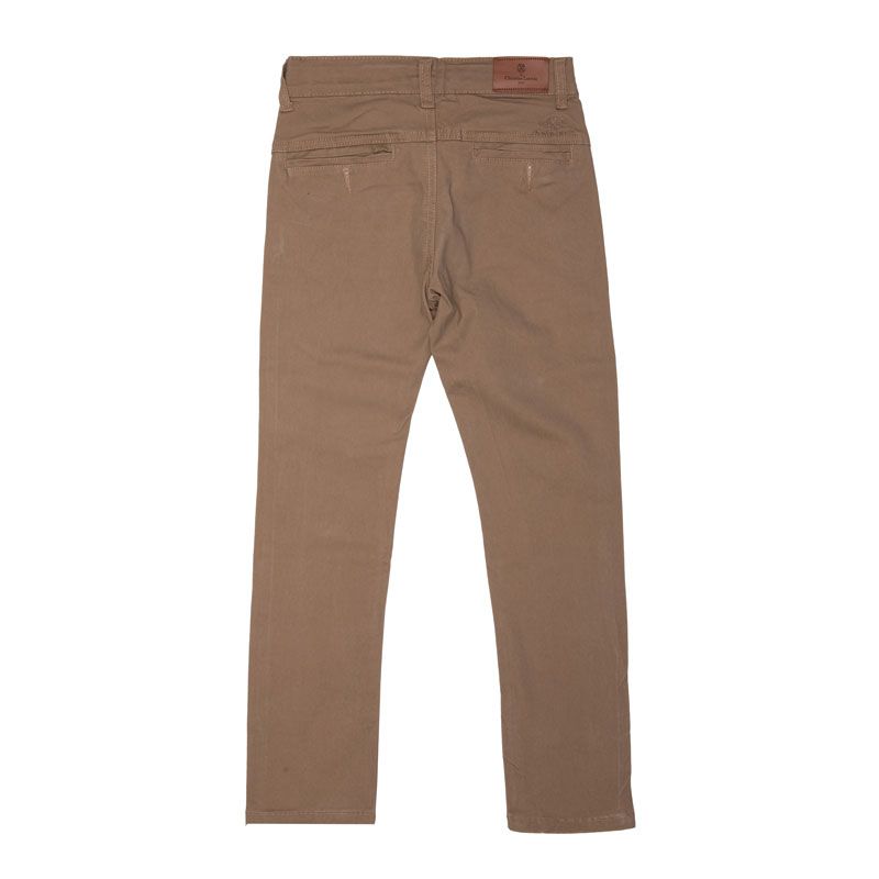 Pantalon toile garcon marron permj05 biege 4/14 ans Enfant CXL BY CHRISTIAN LACROIX