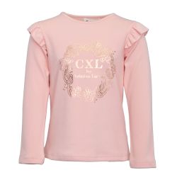 Tee shirt ml fille noir blanc perm cl120 4/14 ans Enfant CXL BY CHRISTIAN LACROIX