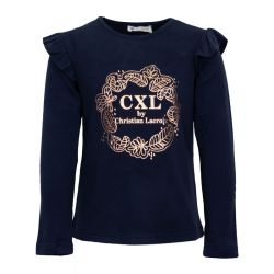 Tee shirt ml fille noir blanc perm cl120 4/14 ans Enfant CXL BY CHRISTIAN LACROIX