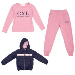 Ensemble 3 pcs fille rose hiverz310 1/5 ans Fille CXL BY CHRISTIAN LACROIX