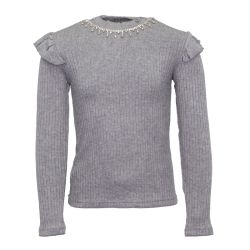 Ensemble maille gris rose permcl176 4/14 ans Enfant CXL BY CHRISTIAN LACROIX