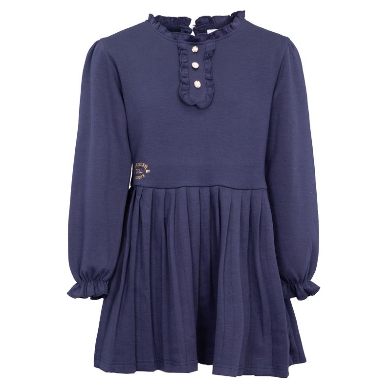 Robe fille marine rose permcl130 4/14 ans Enfant CXL BY CHRISTIAN LACROIX