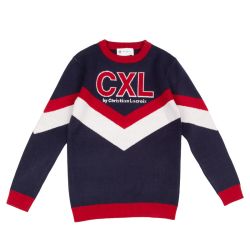 Pull garcon marine, gris, noir hivercxl13 4/14 ans Garçon CXL BY CHRISTIAN LACROIX