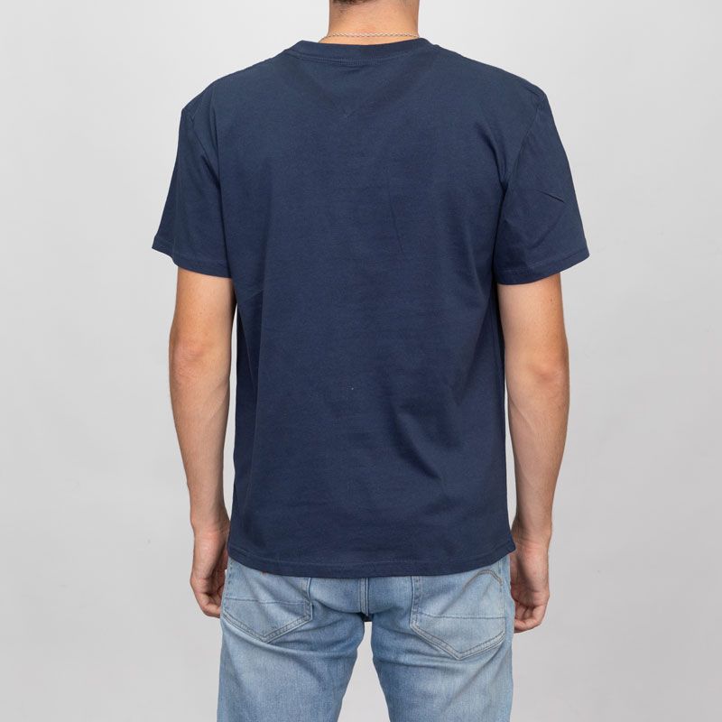 T-shirt logo brodé coton col ras de cou Homme TOMMY HILFIGER