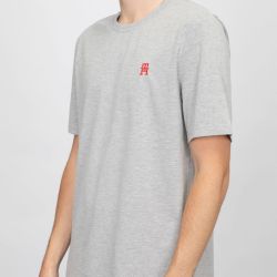 logo brodé coton col ras de cou Homme TOMMY HILFIGER