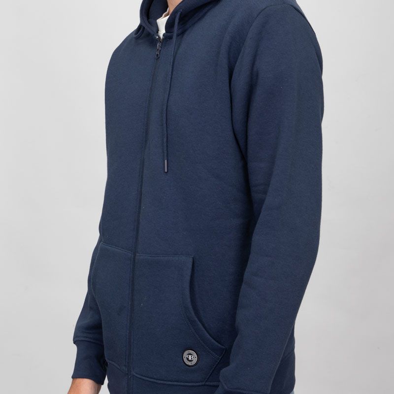 Sweat zippe capuche navy sylvain Homme PANAME BROTHERS