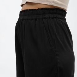Short noir fluide taille haute élastique Femme VERO MODA
