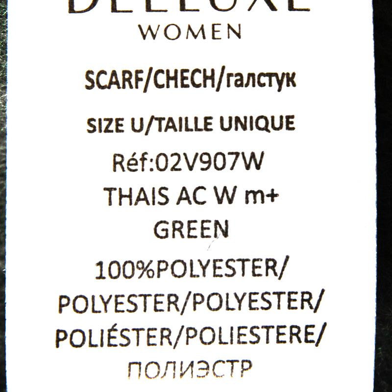 Echarpe thais verte Femme DEELUXE 74