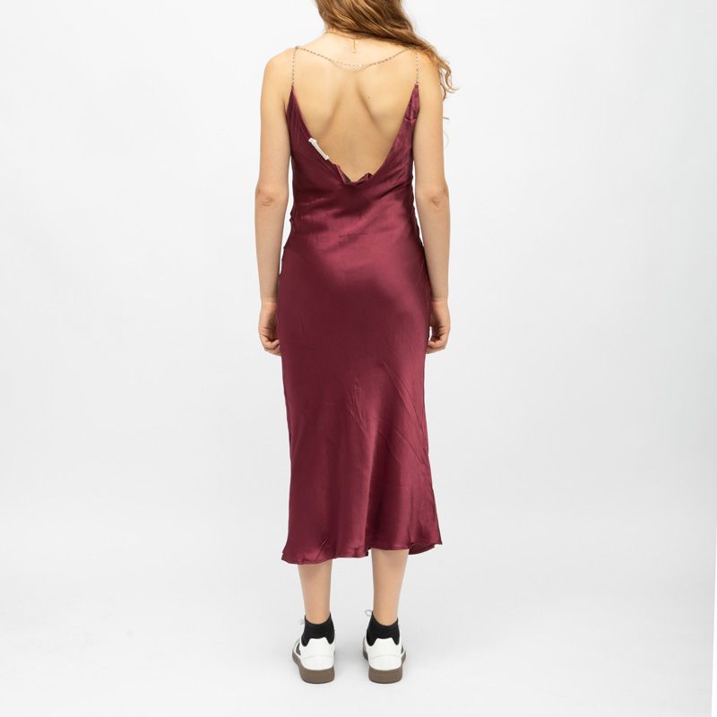 ROBE LONGUE 55-BORDEAUX RAINEE-R302423V6B