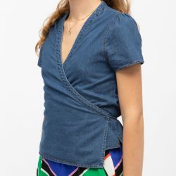 BLOUSE 94-WASH BRANDY-B102421D3A BLOUSE 94-WASH BRANDY-B102421D3A