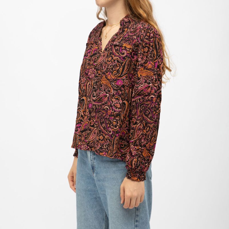 BLOUSE 00-GIPSY BLOEME-B102422R0A BLOUSE 00-GIPSY BLOEME-B102422R0A