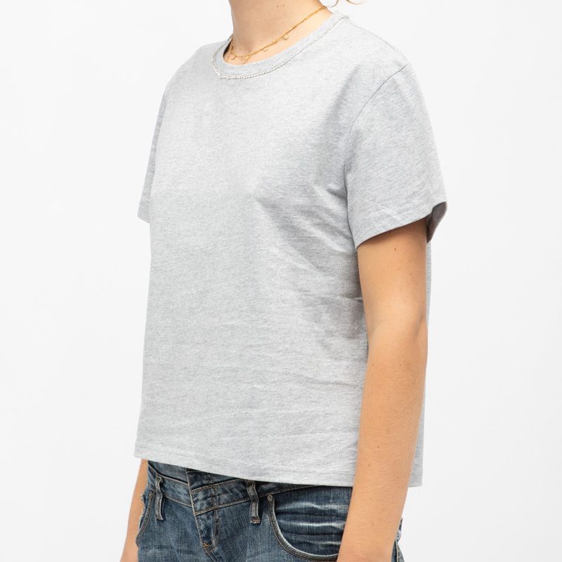 Tee shirt 03-gris chine tomi-t102423c0a Femme LA PETITE ETOILE