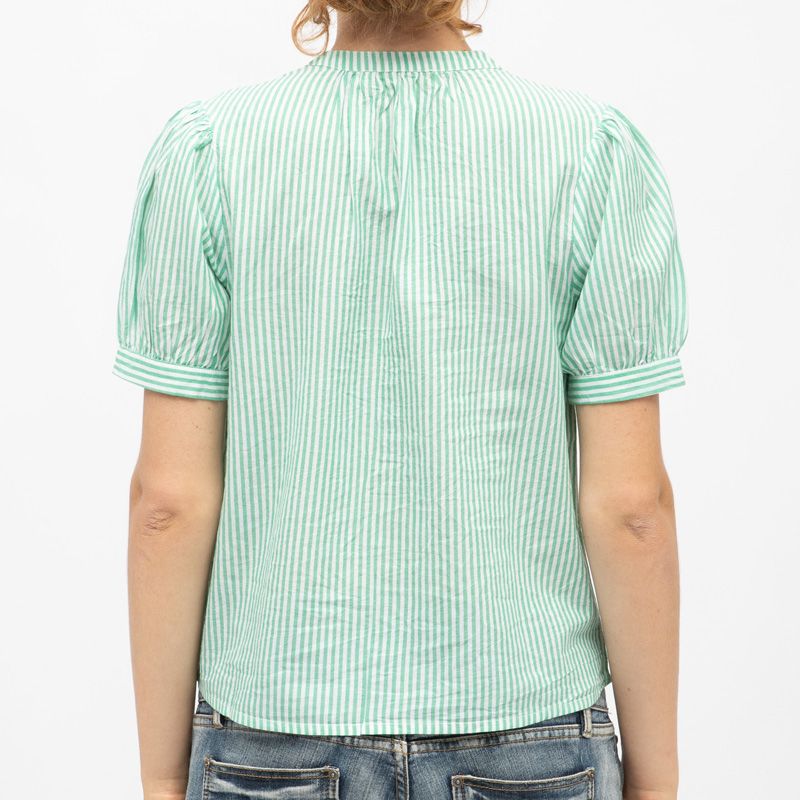 Chemise 30-ecru/vert tori-b202421c0a Femme LA PETITE ETOILE