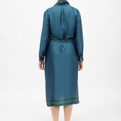 Robe chemise mi longue romy imprimé graphique Femme LA PETITE ETOILE