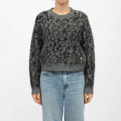Pull 01-gris/noir may-m112422h6a Femme LA PETITE ETOILE