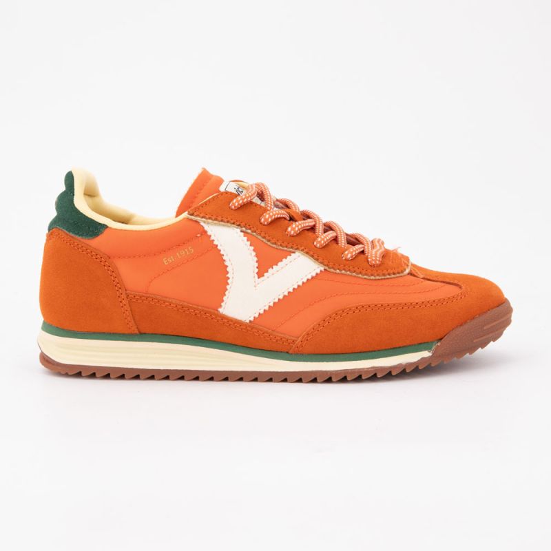 Basket naranja saturno serraje & nylon 1158101 36/41 Femme VICTORIA