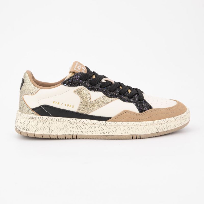 Basket taupe smash-glitter 8806113 36/41 Femme VICTORIA